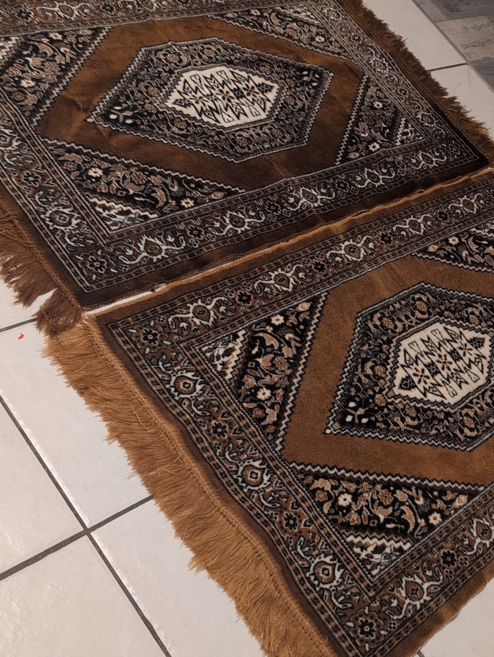 ✨ STUNNING SET OF TWO Vintage-Inspired Oriental Medallion Rugs ✨
